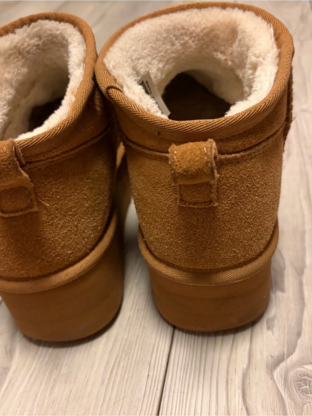 Cushionaire Platform Boots in Chestnut - Picture 3 of 9